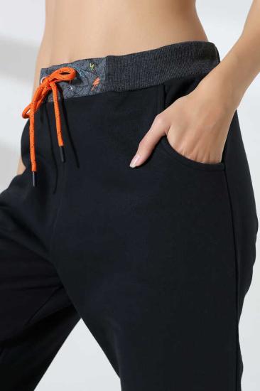 Unisex Siyah Jogger Sokak Stili Eşofman Altı | MS 1312
